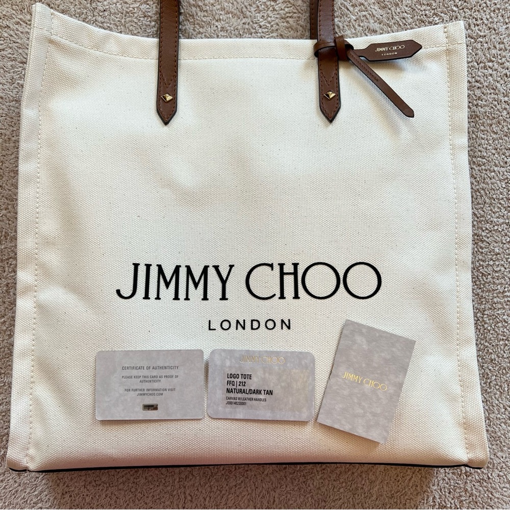 Jimmy Choo canvas tote bag - Picture 14 of 16